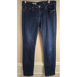 AG Adriano Goldschmied The Stevie Slim Straight Misses Jeans ‎ Size 31R X 28 LuX
